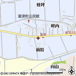 福島県いわき市富津町前鮫周辺の地図