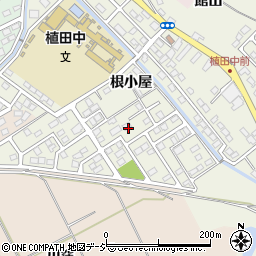 福島県いわき市植田町根小屋周辺の地図