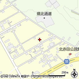 栃木県那須塩原市北赤田1582-7周辺の地図