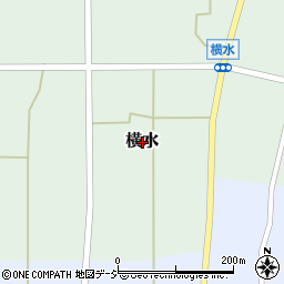 富山県下新川郡朝日町横水周辺の地図