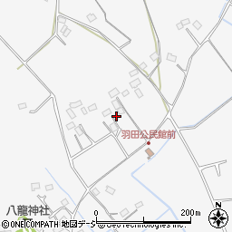 栃木県大田原市羽田908周辺の地図