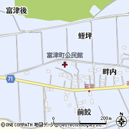 富津町公民館周辺の地図