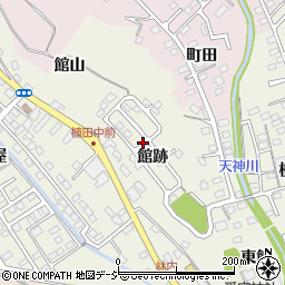福島県いわき市植田町館跡周辺の地図