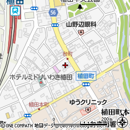 福島銀行植田支店周辺の地図