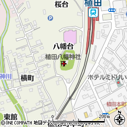 植田八幡神社周辺の地図
