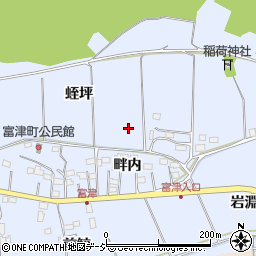 福島県いわき市富津町周辺の地図