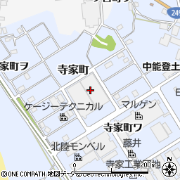 石川県羽咋市寺家町周辺の地図