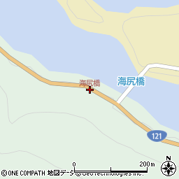 海尻橋周辺の地図