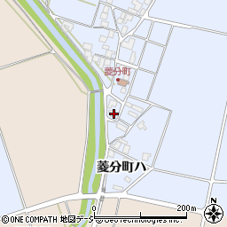 石川県羽咋市菱分町イ12周辺の地図