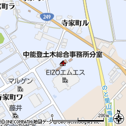 石川県中能登土木総合事務所　のと里山海道課周辺の地図