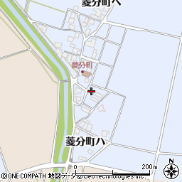 石川県羽咋市菱分町イ15周辺の地図
