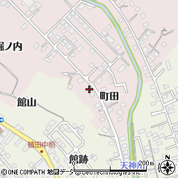 福島県いわき市後田町町田3周辺の地図