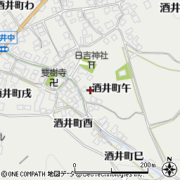 石川県羽咋市酒井町（午）周辺の地図