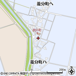 石川県羽咋市菱分町イ16周辺の地図