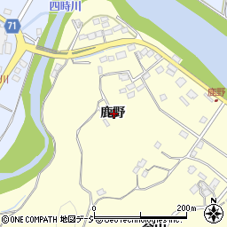 福島県いわき市沼部町鹿野周辺の地図