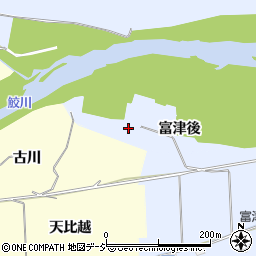 福島県いわき市山田町富津後周辺の地図
