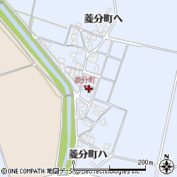 菱分町会館周辺の地図