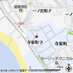 石川県羽咋市寺家町ヲ周辺の地図