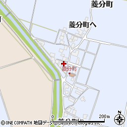石川県羽咋市菱分町イ18周辺の地図