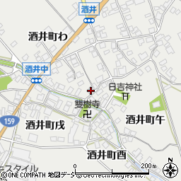 石川県羽咋市酒井町未12周辺の地図