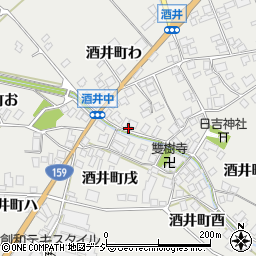 石川県羽咋市酒井町未23周辺の地図