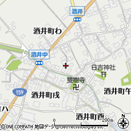 石川県羽咋市酒井町未22周辺の地図