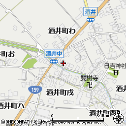 石川県羽咋市酒井町未25周辺の地図