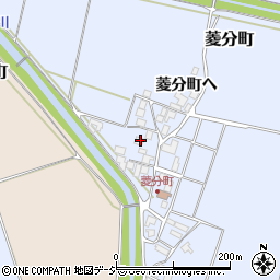石川県羽咋市菱分町イ22周辺の地図