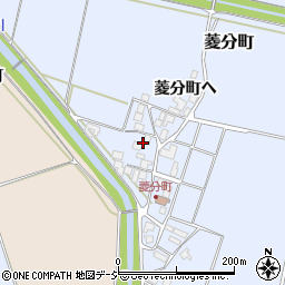 菱分町会館周辺の地図