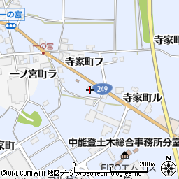 石川県羽咋市寺家町（ル）周辺の地図