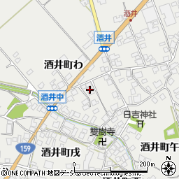 石川県羽咋市酒井町未32周辺の地図