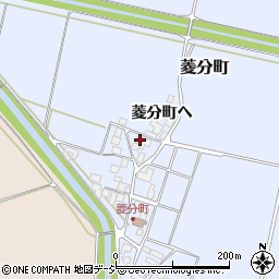 石川県羽咋市菱分町イ29周辺の地図