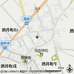 石川県羽咋市酒井町モ82周辺の地図