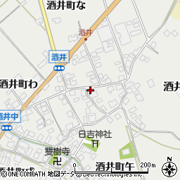 石川県羽咋市酒井町モ80周辺の地図