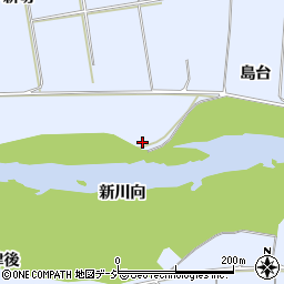 福島県いわき市山田町新川向周辺の地図