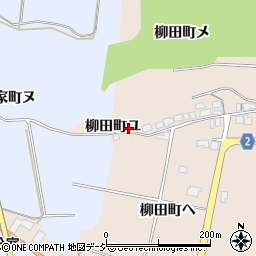 石川県羽咋市柳田町ユ周辺の地図