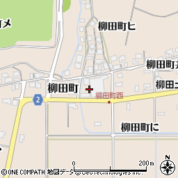 石川県羽咋市柳田町ウ周辺の地図