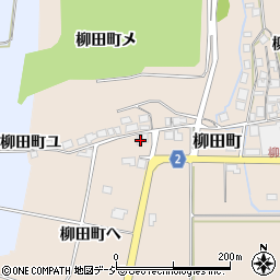 石川県羽咋市柳田町ケ周辺の地図