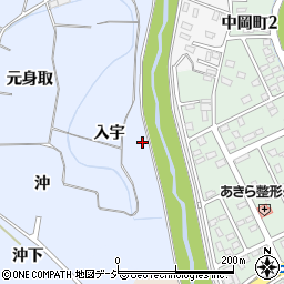 福島県いわき市山田町（入宇）周辺の地図
