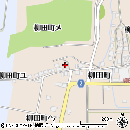石川県羽咋市柳田町メ周辺の地図