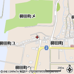 石川県羽咋市柳田町（メ）周辺の地図