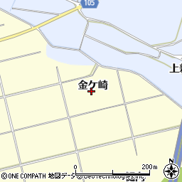 福島県いわき市沼部町金ケ崎周辺の地図