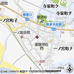 石川県羽咋市一ノ宮町子周辺の地図