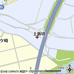 福島県いわき市山田町上新切周辺の地図