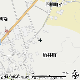 石川県羽咋市酒井町ユ周辺の地図