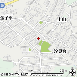 福島県いわき市東田町金子平128周辺の地図