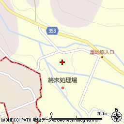 テスコ株式会社　野沢温泉村下水道終末処理場周辺の地図