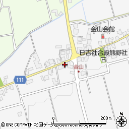 富山県下新川郡朝日町金山521周辺の地図