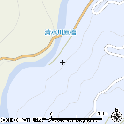 清水川原橋周辺の地図