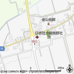 富山県下新川郡朝日町金山515周辺の地図